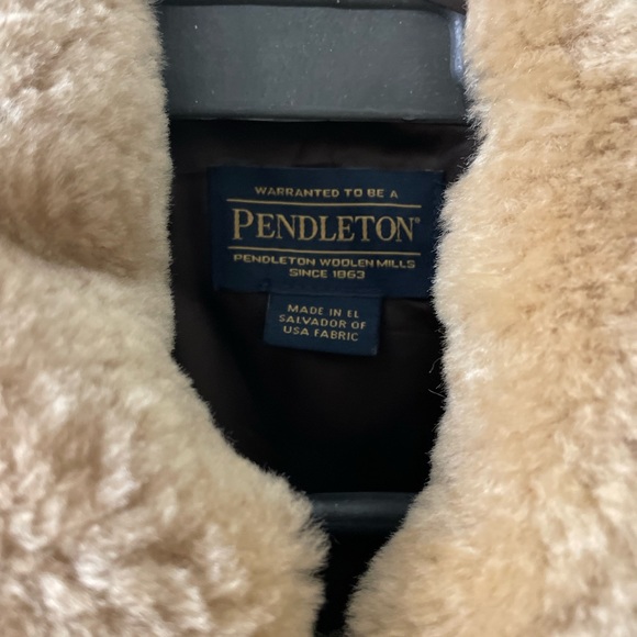 PENDLETON SILVERTON JOURNEY WEST SHEARLING BLANKET COAT Men SMALL, Women MEDIUM - Picture 3 of 9